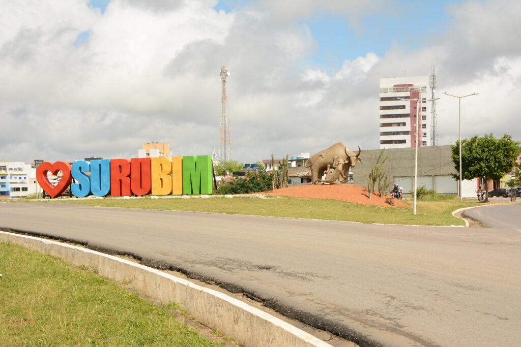 Pórtico da cidade de Surubim em Pernambuco