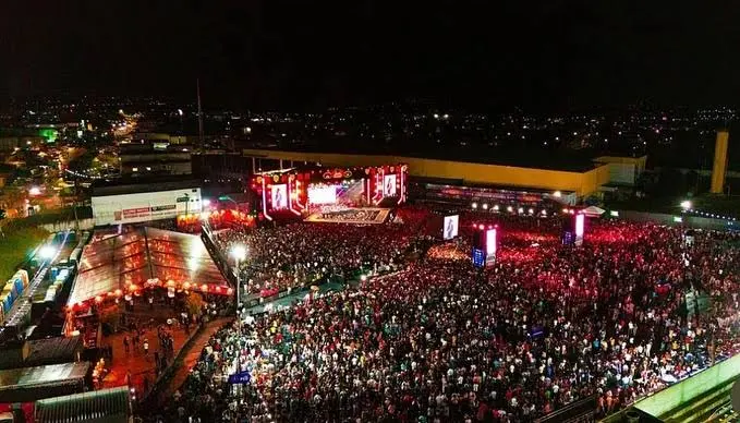 Vista aérea do São João de Surubim 